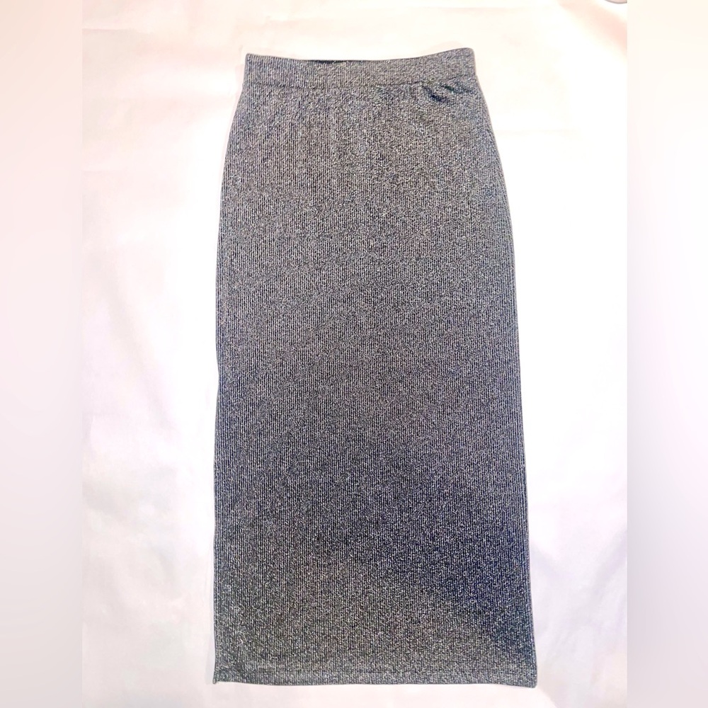 Old Navy Lurex Maxi Skirt w/ Side Slit